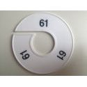 Klika -  Maatring 11 cm wit/zwart 61