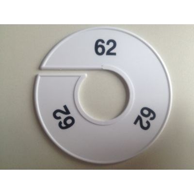 Klika - Talla anillo 11 cm blanco/negro 62