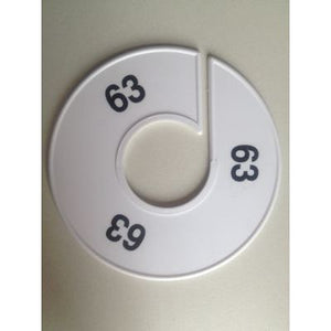 Klika -  Maatring 11 cm wit/zwart 63