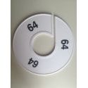 Klika -  Maatring 11 cm wit/zwart 64