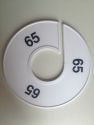 Klika -  Maatring 11 cm wit/zwart 65