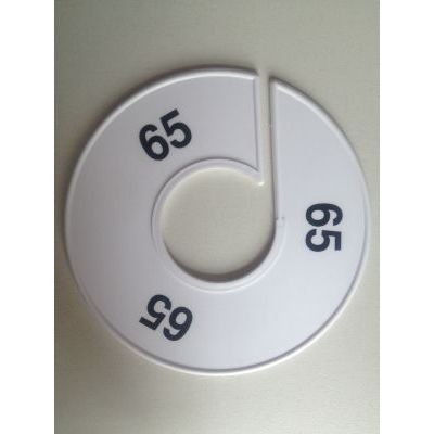 Klika - Talla anillo 11 cm blanco/negro 65