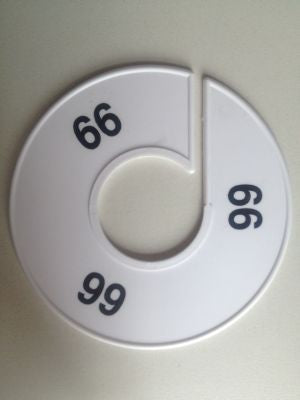 Klika - Misura anello 11 cm bianco/nero 66