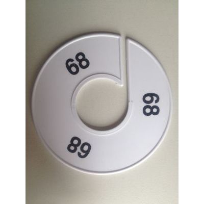 Klika -  Maatring 11 cm wit/zwart 68