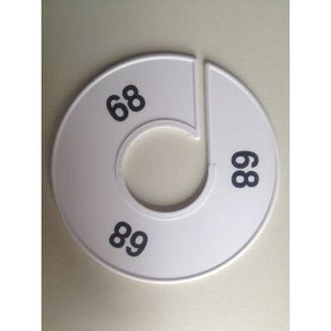 Klika -  Maatring 11 cm wit/zwart 68