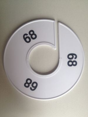 Klika - Misura anello 11 cm bianco/nero 68