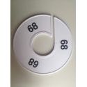 Klika -  Maatring 11 cm wit/zwart 68
