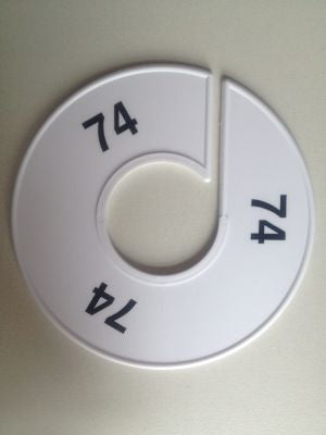 Klika - Misura anello 11 cm bianco/nero 74