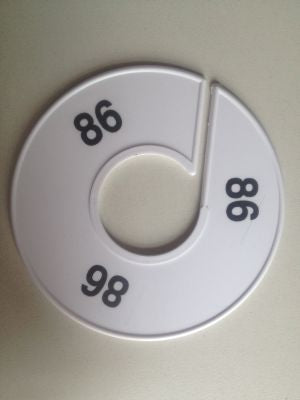 Klika - Misura anello 11 cm bianco/nero 86