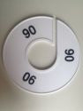 Klika -  Maatring 11 cm wit/zwart 90