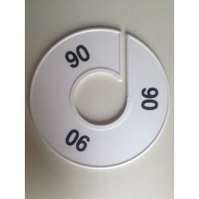 Klika -  Maatring 11 cm wit/zwart 90