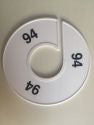 Klika -  Maatring 11 cm wit/zwart 94