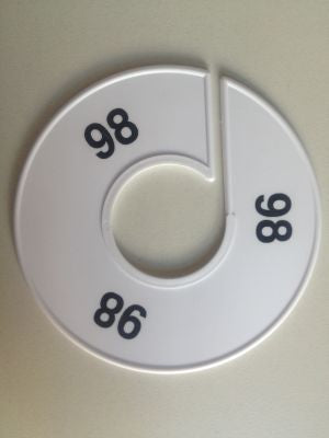 Klika - Misura anello 11 cm bianco/nero 98