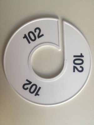 Klika - Size ring 11 cm white/black 102