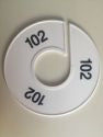 Klika -  Maatring 11 cm wit/zwart 102