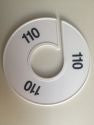 Klika -  Maatring 11 cm wit/zwart 110