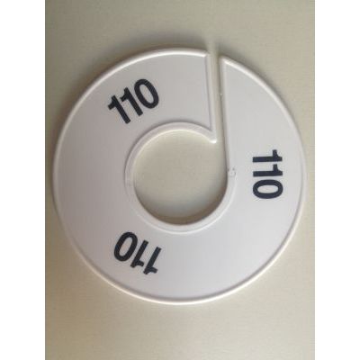 Klika - Misura anello 11 cm bianco/nero 110