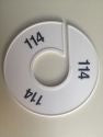 Klika -  Maatring 11 cm wit/zwart 114