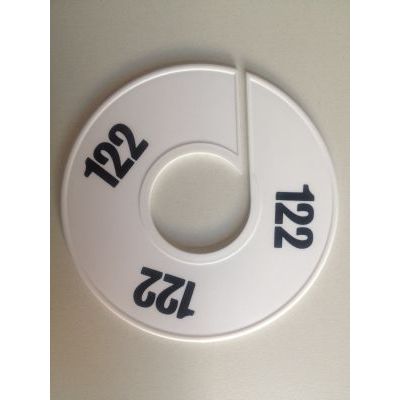 Klika - Misura anello 11 cm bianco/nero 122