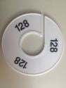 Klika -  Maatring 11 cm wit/zwart 128