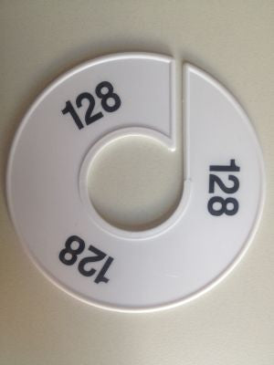 Klika - Misura anello 11 cm bianco/nero 128