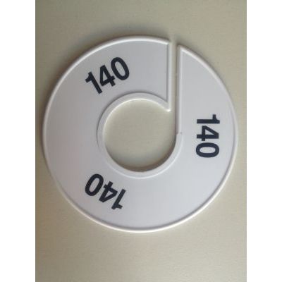 Klika -  Maatring 11 cm wit/zwart 140