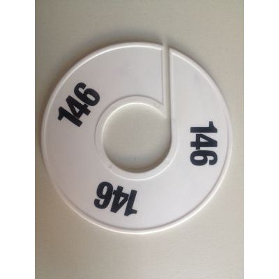 Klika -  Maatring 11 cm wit/zwart 146