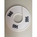Klika -  Maatring 11 cm wit/zwart 146