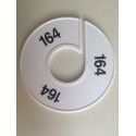 Klika -  Maatring 11 cm wit/zwart 164