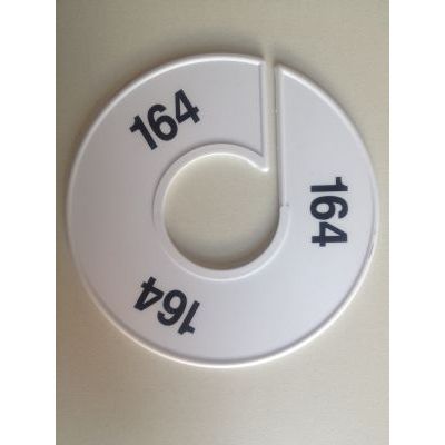 Klika - Misura anello 11 cm bianco/nero 164