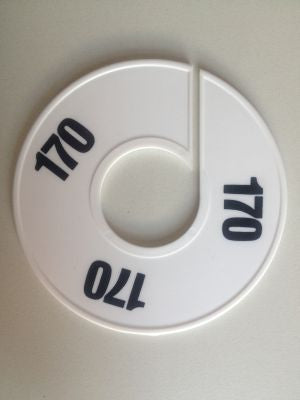 Klika -  Maatring 11 cm wit/zwart 170