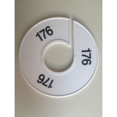 Klika - Misura anello 11 cm bianco/nero 176