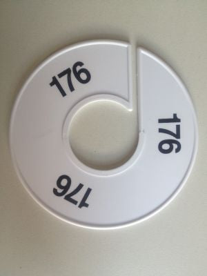 Klika - Misura anello 11 cm bianco/nero 176