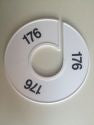 Klika -  Maatring 11 cm wit/zwart 176