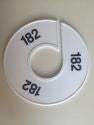 Klika -  Maatring 11 cm wit/zwart 182