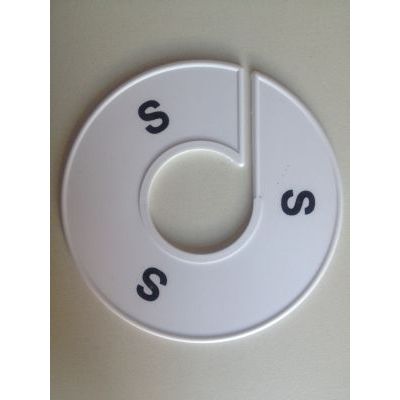 Klika -  Maatring 11 cm wit/zwart S