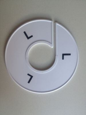 Klika - Misura anello 11 cm bianco/nero L