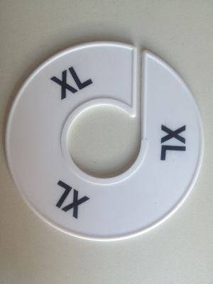 Klika - Misura anello 11 cm bianco/nero XL