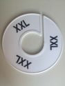 Klika -  Maatring 11 cm wit/zwart XXL