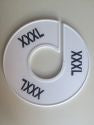 Klika -  Maatring 11 cm wit/zwart XXXL