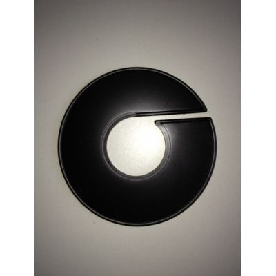 Klika -  Maatring 11 cm zwart onbedrukt