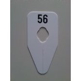 Klika - Indicatore di taglia ovale nero/bianco 54