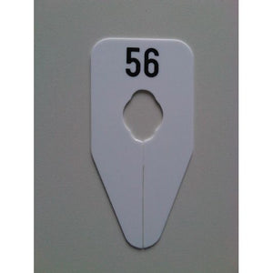 Klika -  Maataanduider ovaal zwart/wit 38