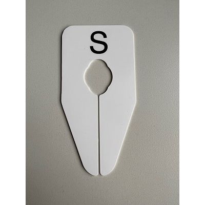 Klika - Size indicator oval white/black S