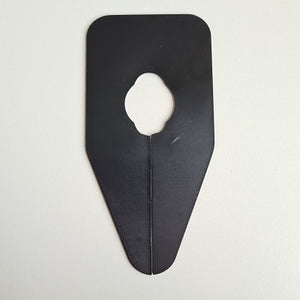 Klika - Size indicator oval black unprinted 140 pieces