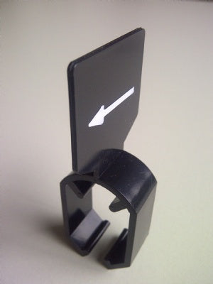 Klika - Indicador de tamaño con flecha negra sin tamaño