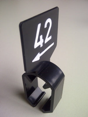 Klika - Indicatore taglia con freccia nero/bianco 5XL