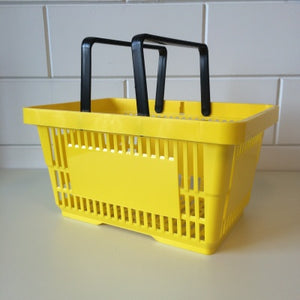 Klika -  Winkelmandje geel 2 handgrepen 22 liter