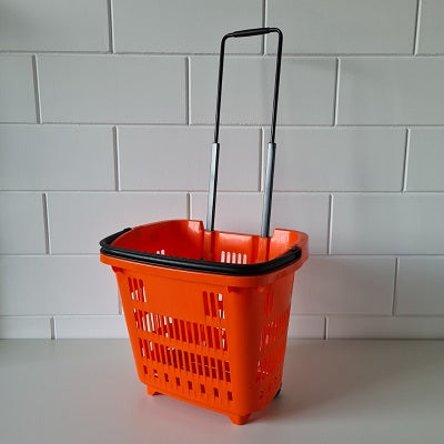 Klika - Panier de magasinage 34L Roll Oranje - 4 pièces