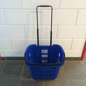 Klika - Carrello spesa 34L Shop Rotolo blu 4 pezzi